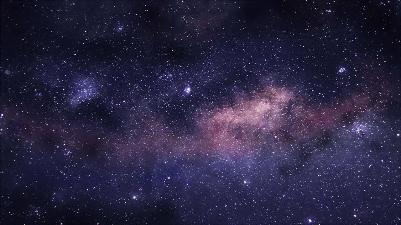 Captivating view of the Milky Way galaxy in a vivid star-studded night sky.